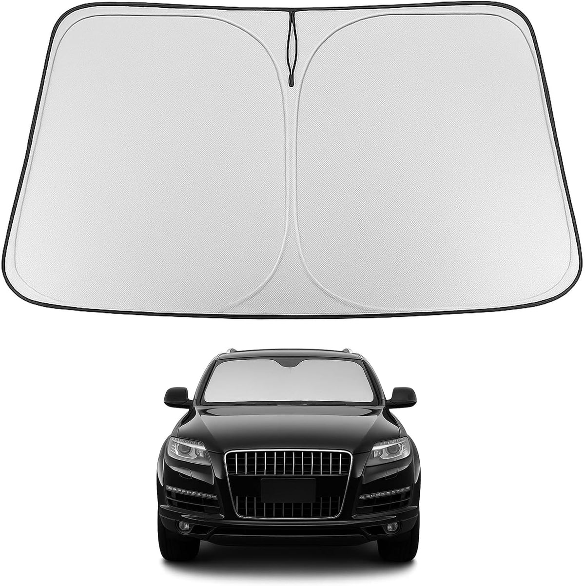 2007-2015 Audi Q7 Windshield Sunshade - Custom Fit Front Windshield Sun Shade