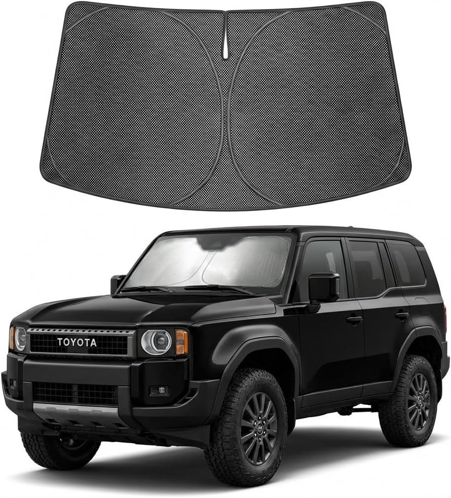 2024-2026 Toyota Land Cruiser Ice Crystal Windshield Sunshade - Custom Fit Front Windshield Sun Shade