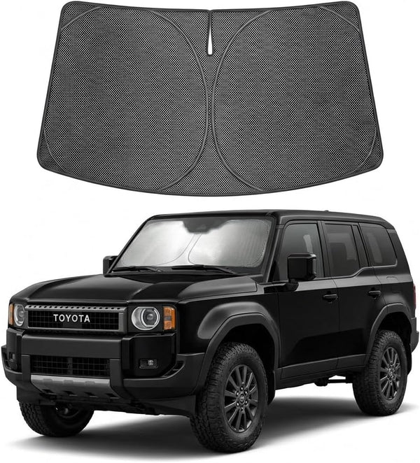 2024-2026 Toyota Land Cruiser Ice Crystal Windshield Sunshade - Custom Fit Front Windshield Sun Shade