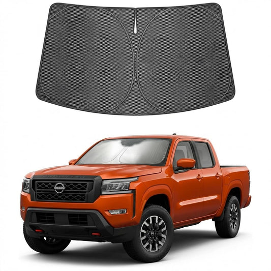 Proadsy Windshield Sun Shade Custom Fit Kona 2024-2026 Ice Crystal Black Front Window Sunshade UV and Heat Blocker Foldable Visor Keeps Car Cooler for Summer Parking and Daily Use