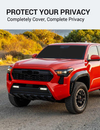 Proadsy 2026 Upgrade Front Windshield Sun Shade Foldable Sunshade Protector Custom Fit 2024-2025 Tacoma 2Dr 4Dr Pickup Accessories