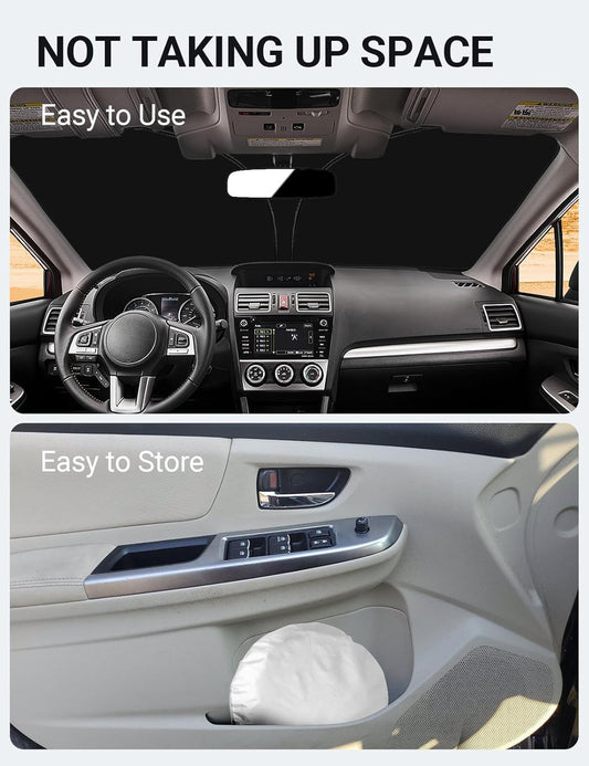 Proadsy 2026 Upgrade Front Windshield Sun Shade Foldable Sunshade Protector Sun Visor Custom Fit 2012-2017 Crosstrek 2.0i Premium Limited Wagon Accessories