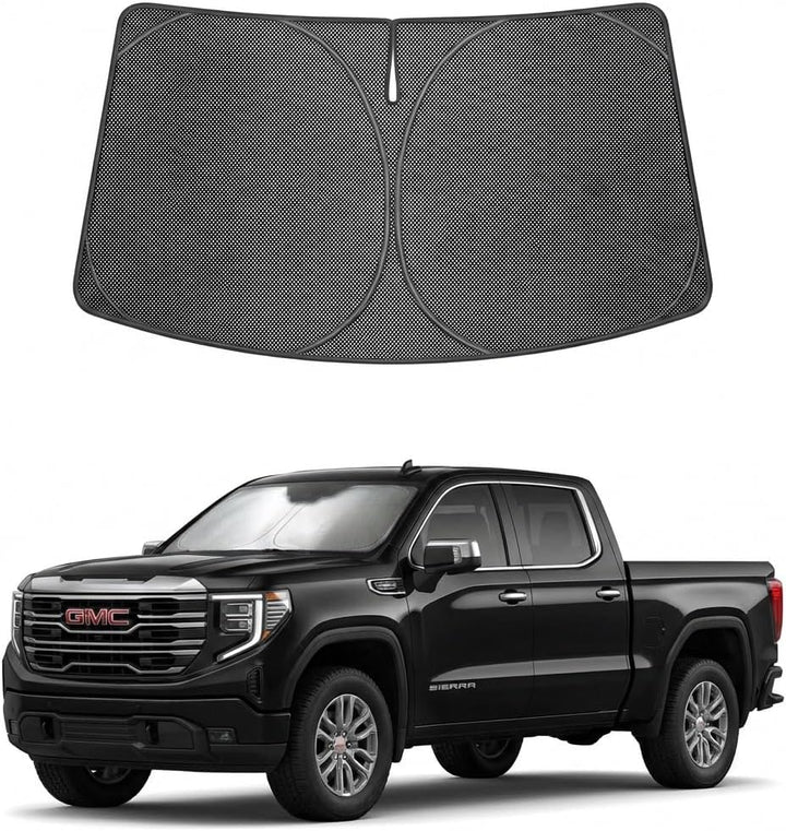 2019-2026 GMC 1500 2500 3500 Ice Crystal Windshield Sunshade