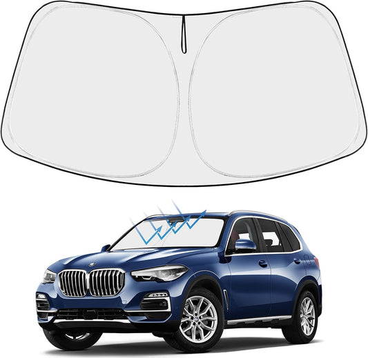 2019-2026 BMW X5 Windshield Sunshade - Custom Fit Front Windshield Sun Shade