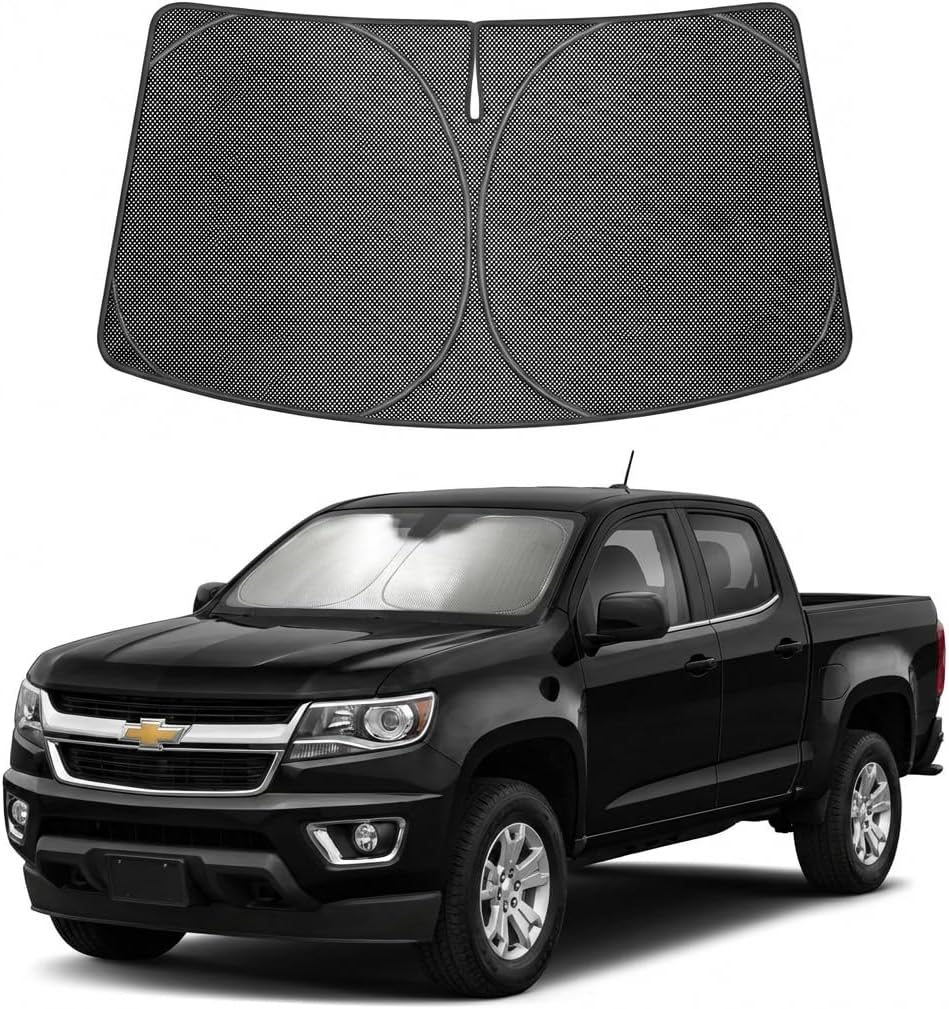 2023-2026 Chevrolet Colorado Ice Crystal Windshield Sunshade - Custom Fit Front Windshield Sun Shade