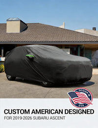2019-2026 Subaru Ascent custom-fit car cover - mirror pocket detail