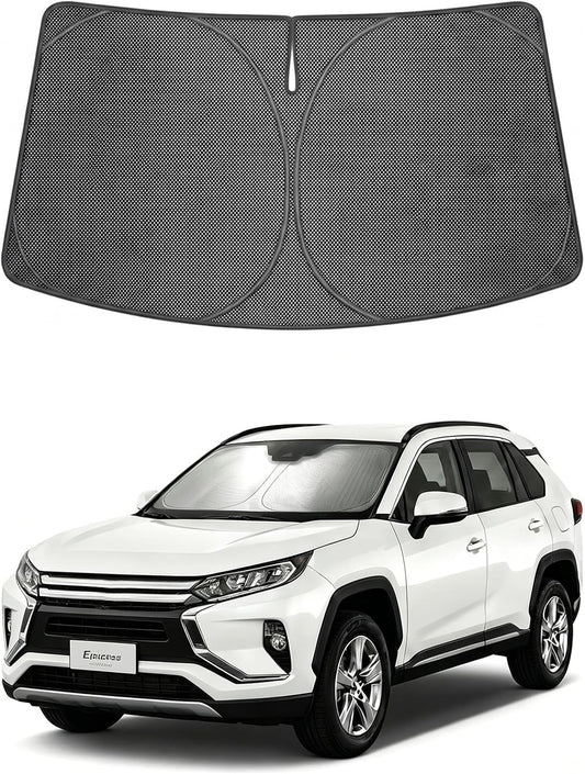 2018-2026 Mitsubishi Eclipse Cross Ice Crystal Windshield Sunshade - Custom Fit Front Windshield Sun Shade