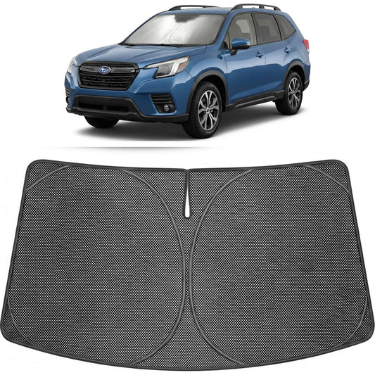 Proadsy Windshield Sun Shade Custom Fit Santa Fe 2024-2026 Ice Crystal Black Front Window Sunshade UV and Heat Blocker Foldable Visor Keeps Car Cooler for Summer Parking and Daily Use