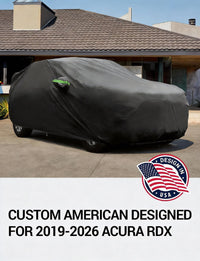 2019-2026 Acura RDX custom-fit car cover - mirror pocket detail