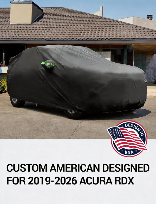 2019-2026 Acura RDX custom-fit car cover - mirror pocket detail