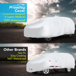 Car Cover Compatible with Toyota 4Runner 2010-2021 2022 6 Layers All Weather Waterproof Sun Rain UV Dust Protection Outdoor Full Exterior Covers with Zipper