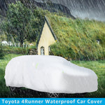 Car Cover Compatible with Toyota 4Runner 2010-2021 2022 6 Layers All Weather Waterproof Sun Rain UV Dust Protection Outdoor Full Exterior Covers with Zipper