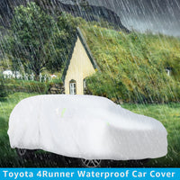2010-2022 Toyota 4Runner custom-fit car cover - wind strap installed