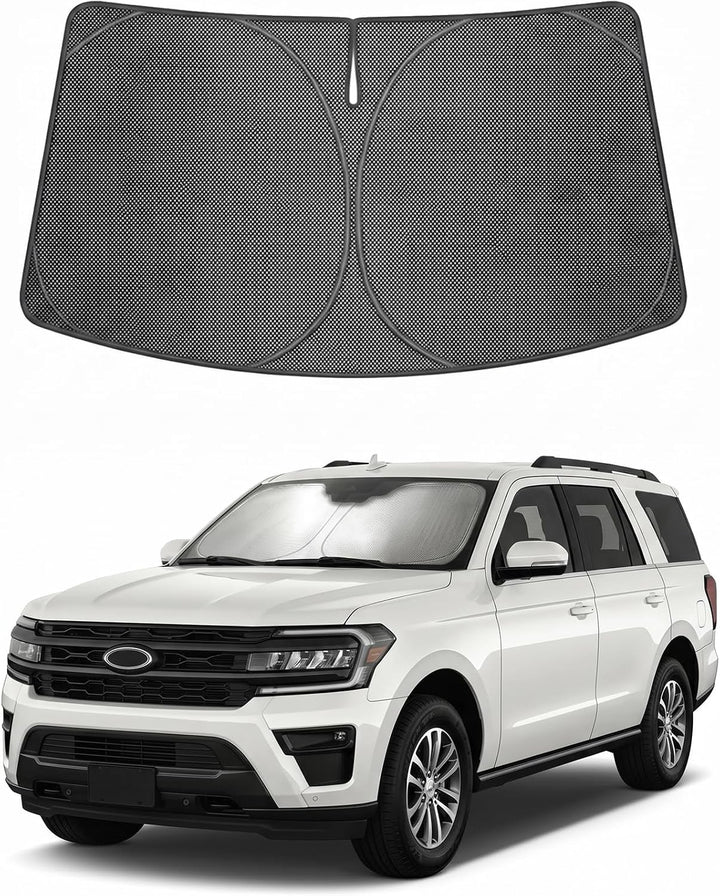 2018-2026 Ford Expedition Ice Crystal Windshield Sunshade