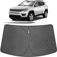 2017-2026 Jeep Compass Ice Crystal Windshield Sunshade - Custom Fit Front Windshield Sun Shade