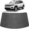 Proadsy Windshield Sun Shade Custom Fit Jeep Compass 2017-2026 Ice Crystal Black Front Window Sunshade UV and Heat Blocker Foldable Visor Keeps Car Cooler for Summer Parking and Daily Use
