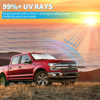 2015-2020 Ford F-150 custom-fit sunshade - edge-to-edge fit
