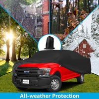 2015-2024 Ford F-150 4door Extended custom-fit car cover - waterproof fabric detail