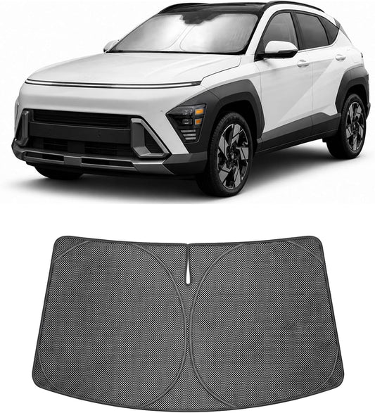 2024-2026 Hyundai Kona Ice Crystal Windshield Sunshade - Custom Fit Front Windshield Sun Shade