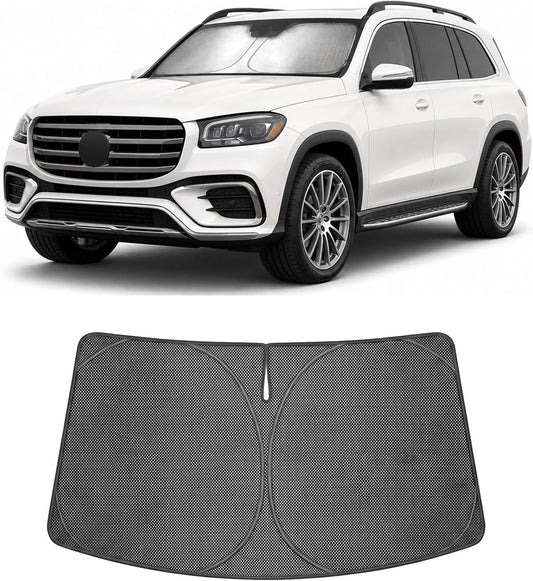 2020-2026 Mercedes-Benz GLS-Class Ice Crystal Windshield Sunshade - Custom Fit Front Windshield Sun Shade