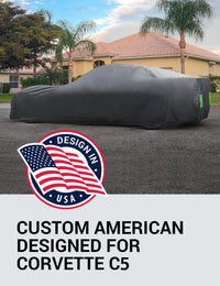 Proadsy 2026 Upgrade Car Cover Compatible with C5 Corvette 1997-2004 Windproof All Weather Waterproof Sun Rain UV Dust Snow Protection Outdoor Covers
