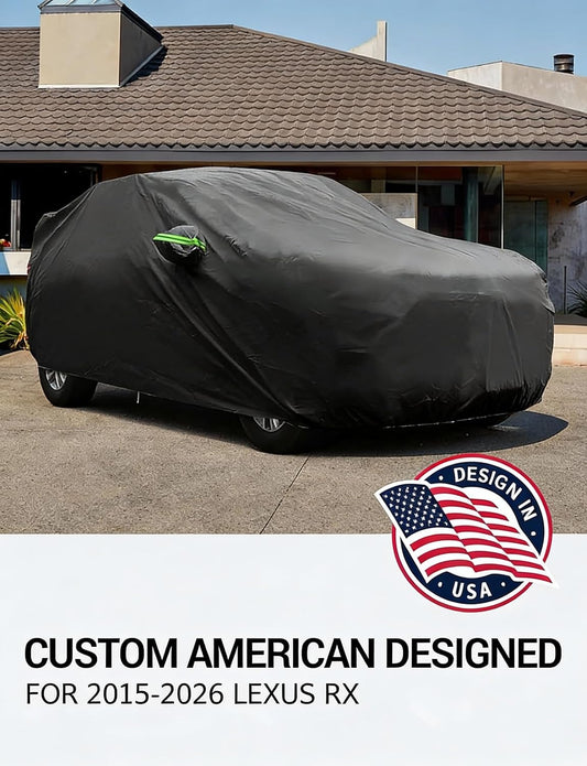 Custom fit 2015-2026 Lexus RX RX350 RX450H car cover on car, American designed full exterior protection